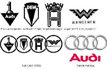 Audi logos