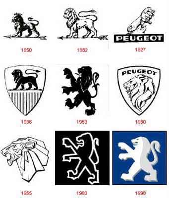 Peugeot logos